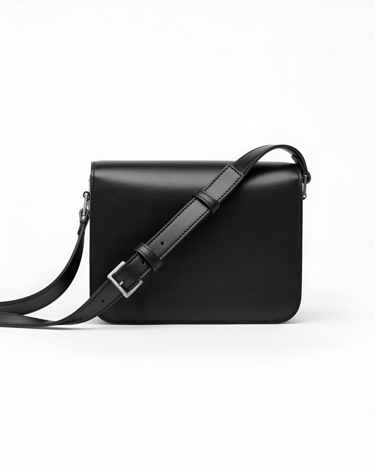 Classic Black Flap Crossbody Bag