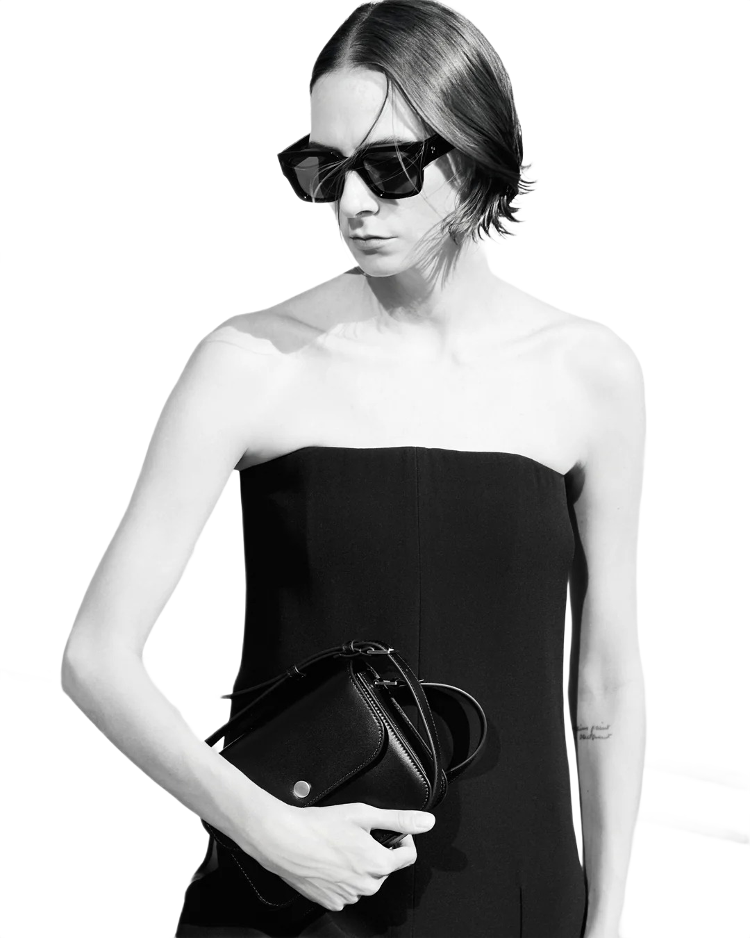 Classic Black Flap Crossbody Bag