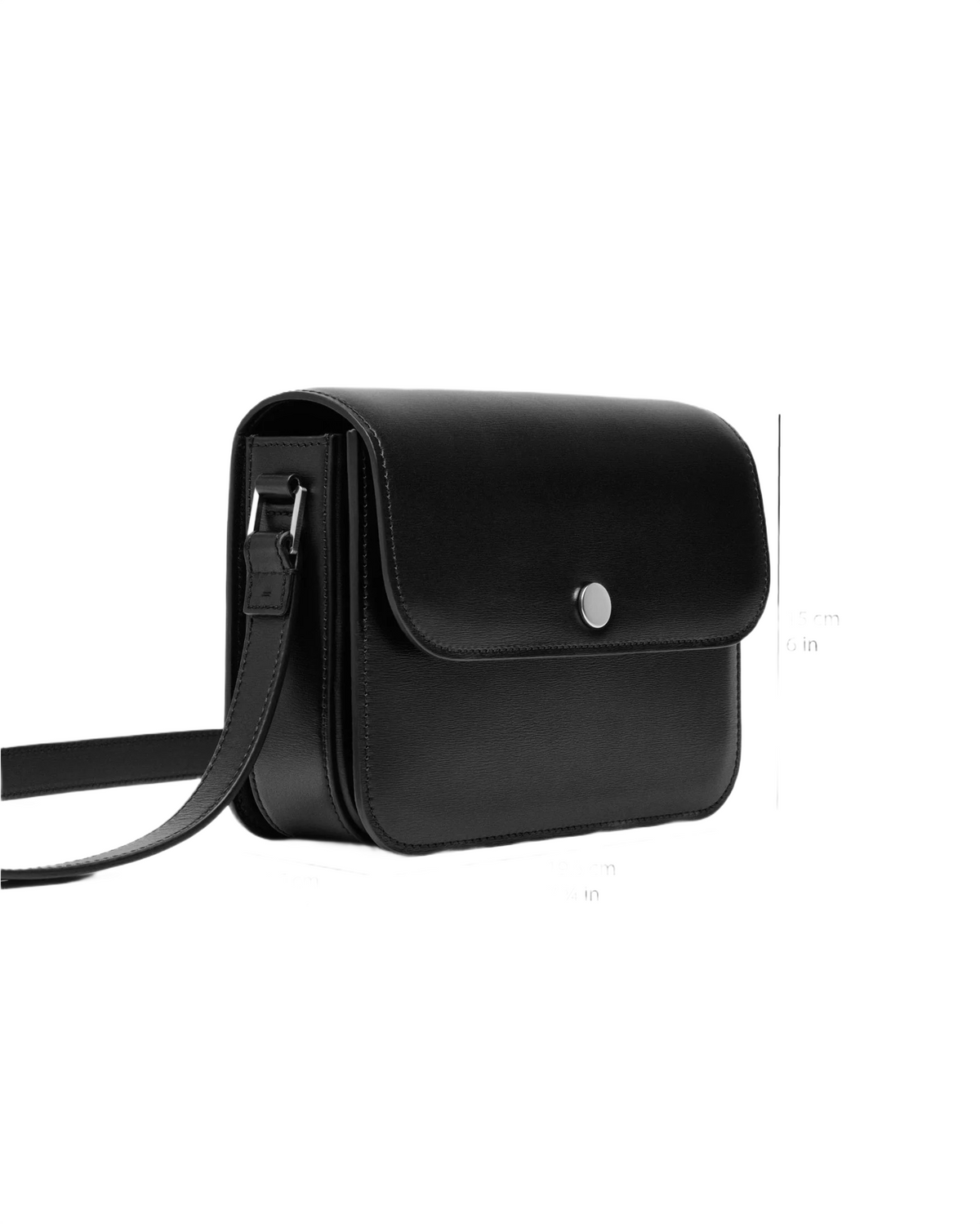 Classic Black Flap Crossbody Bag