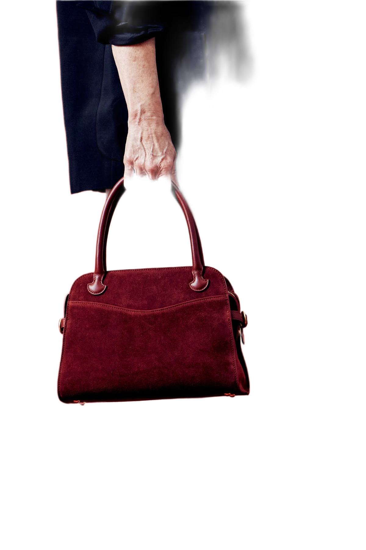 Brown Suede Handbag for Women