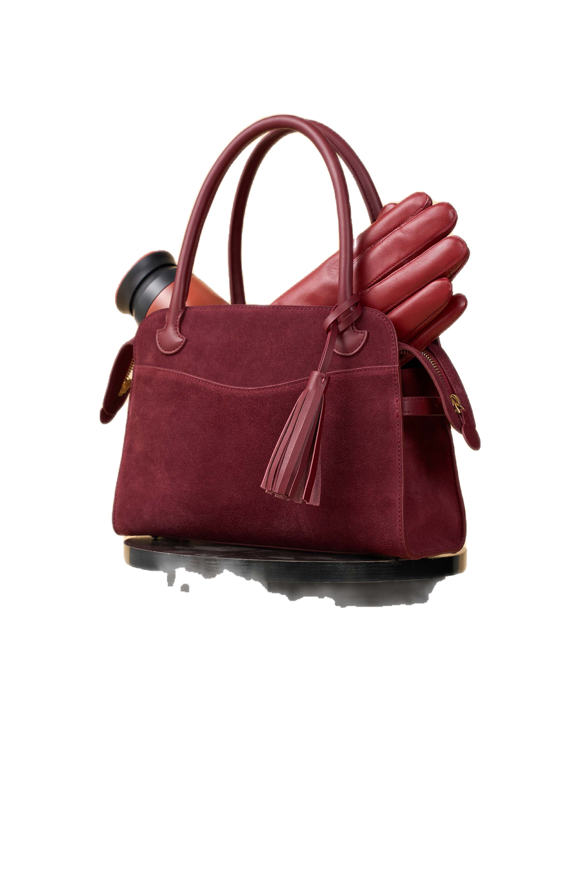 Brown Suede Handbag for Women
