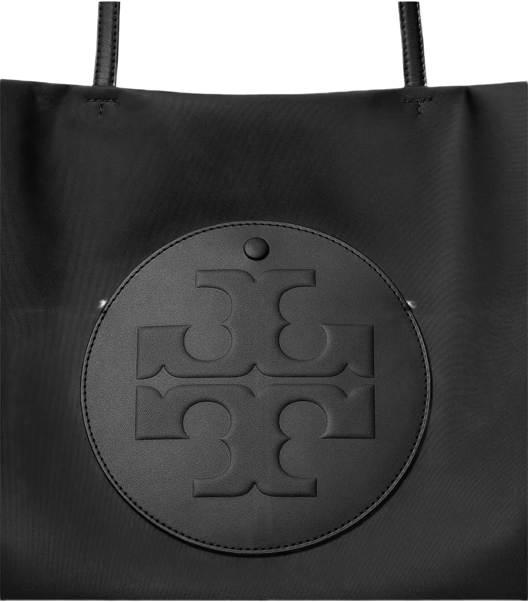 Classic Black Leather Tote Bag